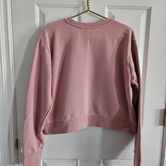 Adidas Light Pink Sweatshirt/Sweater - Picture 2 of 8